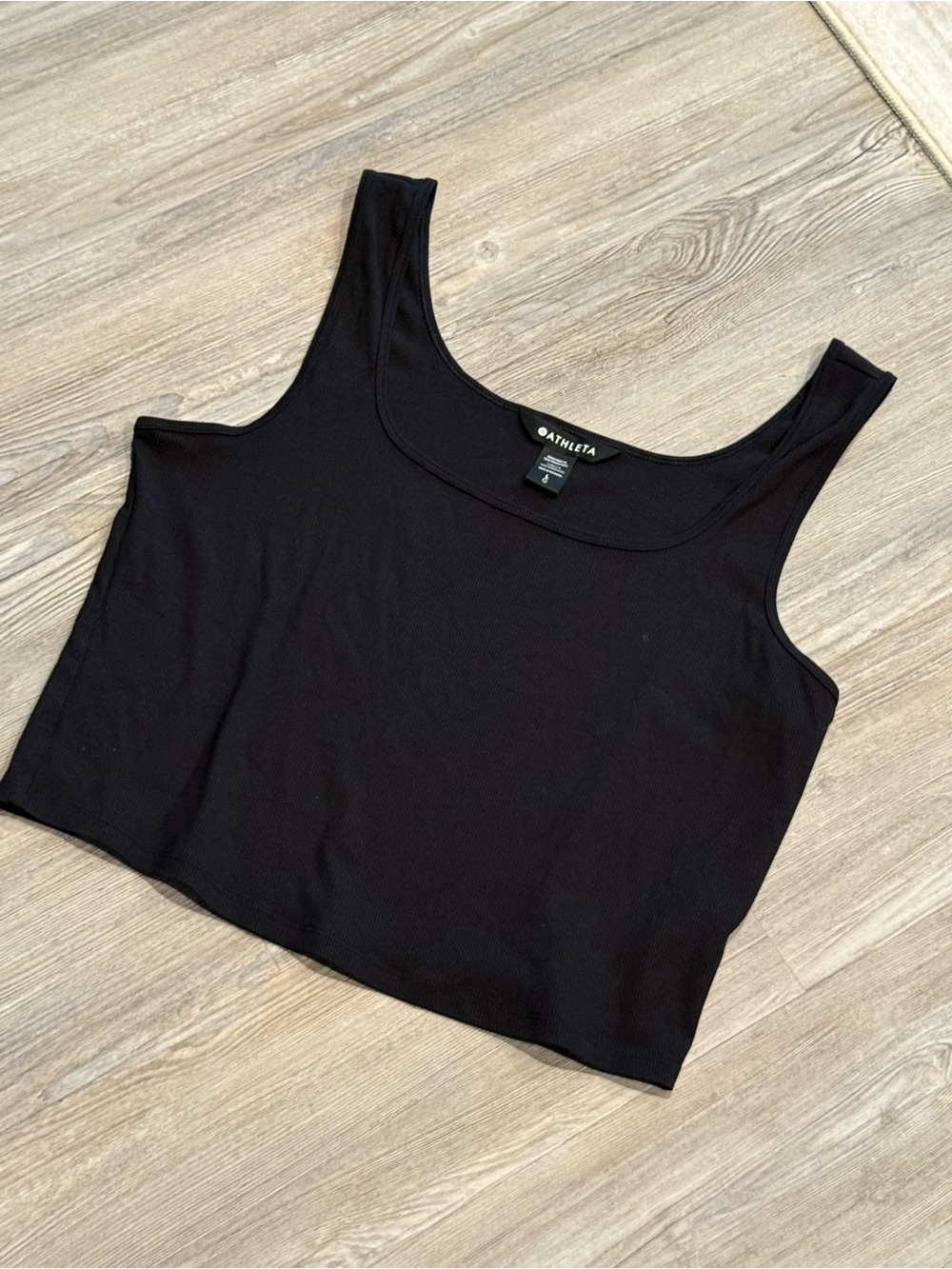 Athleta Cropped Ribbed Top